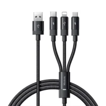 کابل شارژ 3 کاره USB به میکرو+لایتنینگ+تایپ سی مک دودو مدل CA-5790 طول 1.2متر