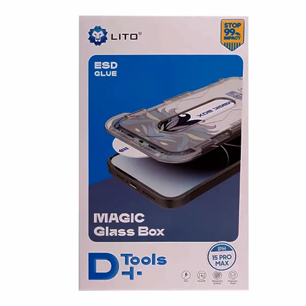 گلس گوشی اپل iPhone 15 Pro Max لیتوو