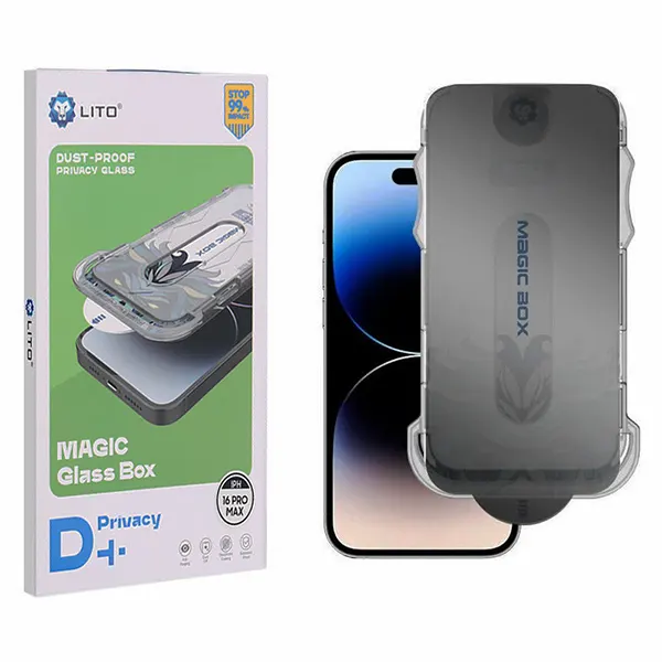 گلس پرایوسی گوشی اپل iPhone 16 Pro Max لیتو