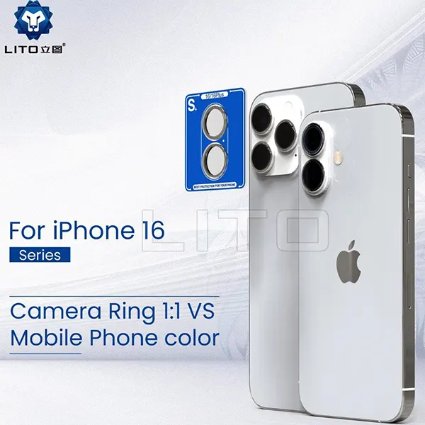محافظ لنز دوربین گوشی اپل iPhone 16 لیتو