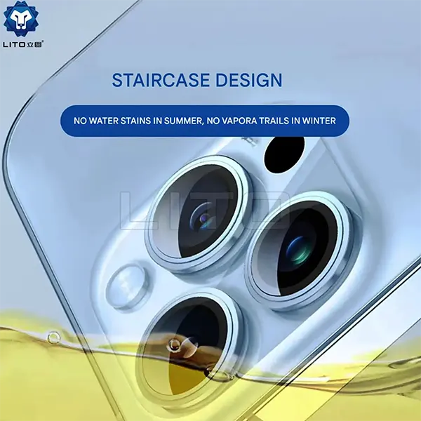 محافظ لنز دوربین گوشی اپل iPhone 17 Pro لیتو