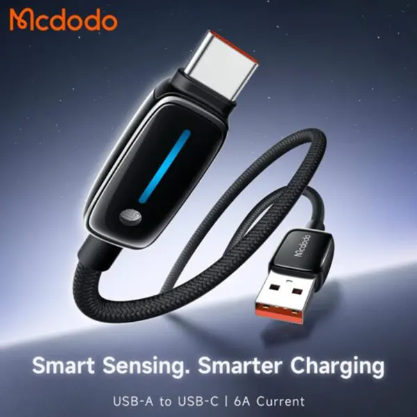 کابل شارژ USB به تایپ سی 6 آمپر مک دودو مدل CA-0020 طول 1.2 متر