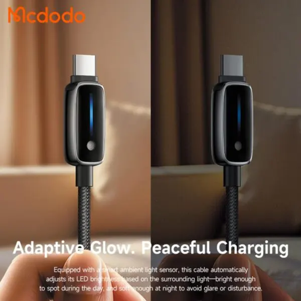 کابل شارژ USB به تایپ سی 6 آمپر مک دودو مدل CA-0020 طول 1.2 متر