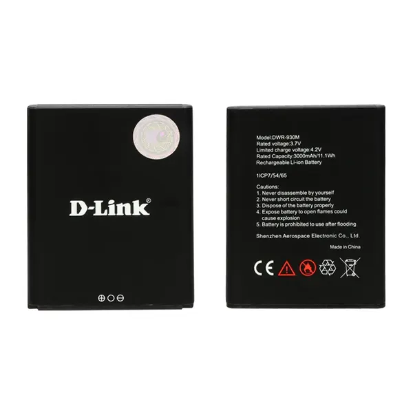 باتری مودم دی لینک مدل DWR-930M ظرفیت 3000 میلی آمپرساعت